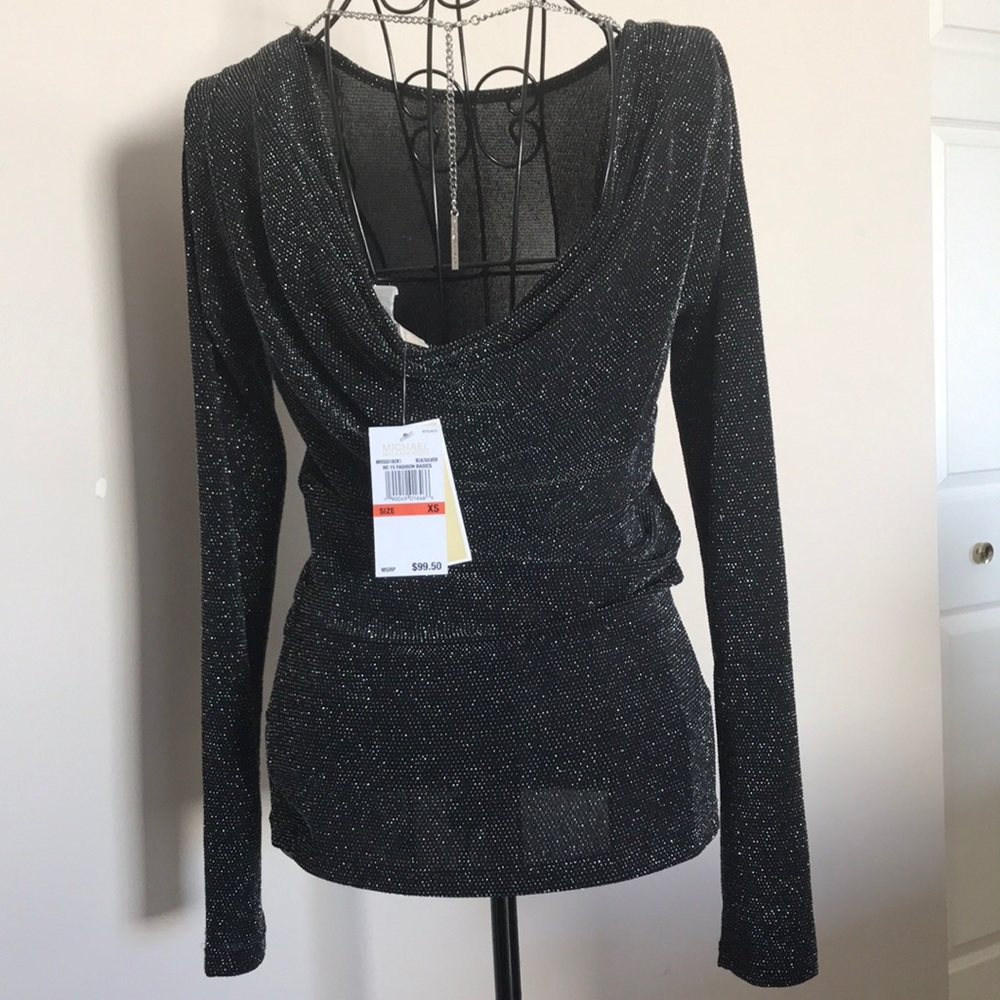 Michael Kors Metallic blouse